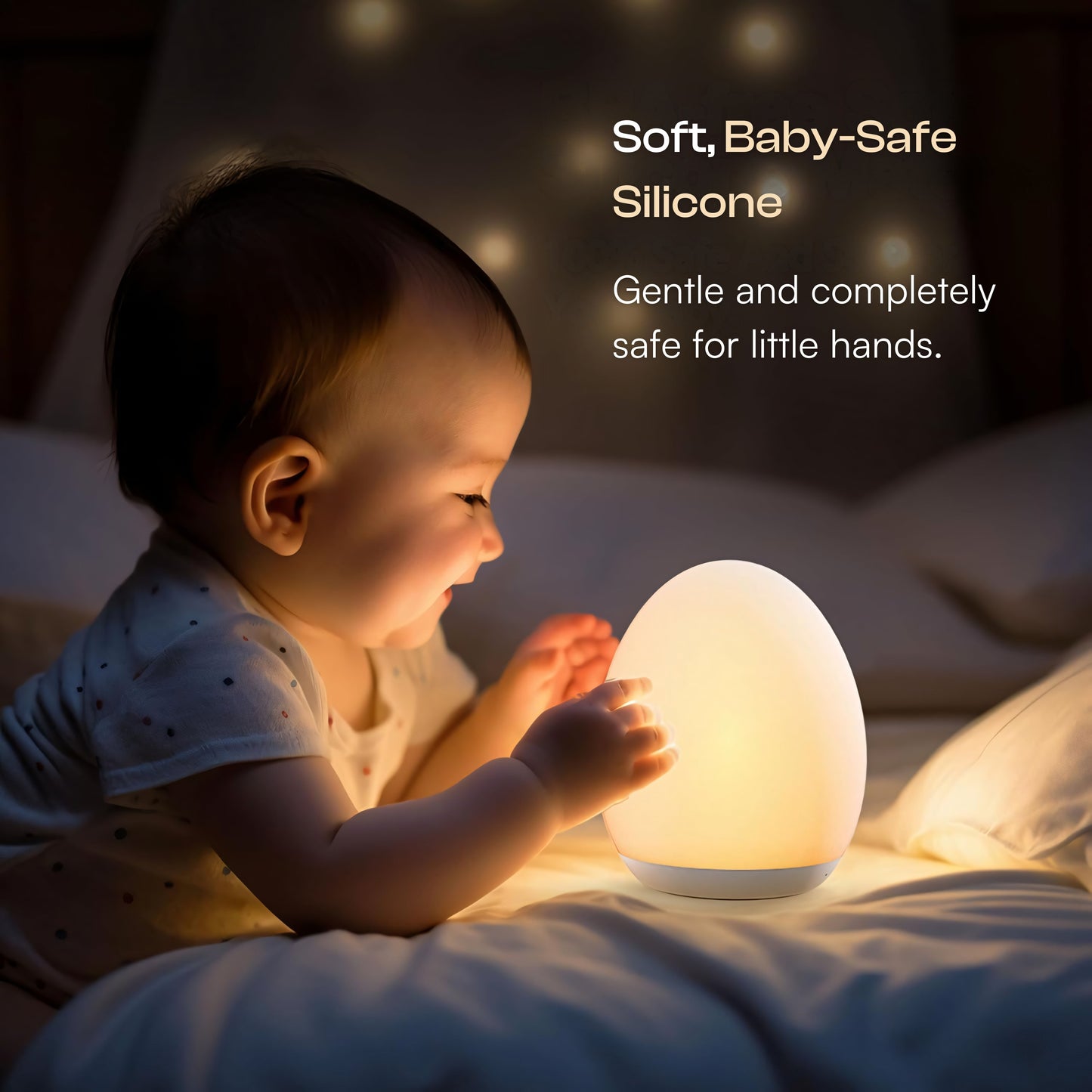 Hushhue™ - Smart Tap-Controlled Nursery Night Light